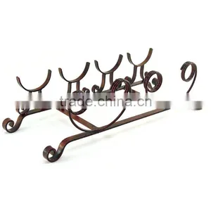 Countertop Wire Metal Wine Bottle Display Rack thumbnail-1
