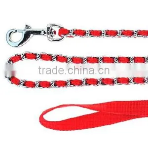 Nylon Wrist Loop Dog Chain With Handle , Wholesale Strong Durable Fashion Dog Leash Choke Chains With Braided thumbnail-2