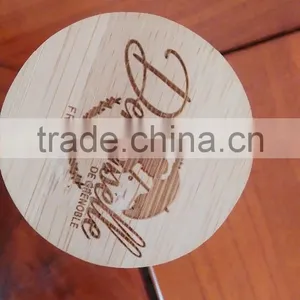 Bamboo Material Laser Engraving Logo Wooden Coaster /wooden Tea Coaser thumbnail-6