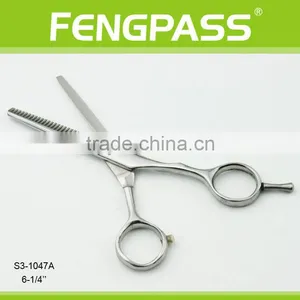 S3-1047A 6-1/4" Inch 2CR13 Stainless Steel With PP Handle Stainless Steel Thinning Shears Salon Hair Cut Scissors thumbnail-2