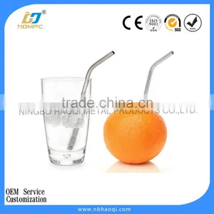 Hot Sale Eco-friendly Stainless Steel 304 Bent Drinking Straw thumbnail-1