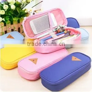 Cheap Top Sale Canvas Pencil Cases Pencil Case Pencil Bags With Zipper for Gift thumbnail-1