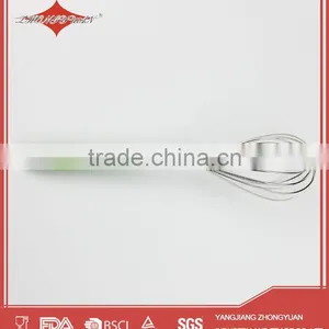 10" High Quality Stainless Steel Manual Egg Beater Whisk for Kitchen Tools thumbnail-2