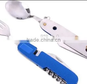 A21-106ALL Super Quality Stainless Steel Camping Tool With Aluminum Chip Handle thumbnail-3