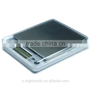 2016 Mini 2kg 2000g/0.1g W/2Trays Electronic Digital Platform Jewelry Weighing Scale thumbnail-2