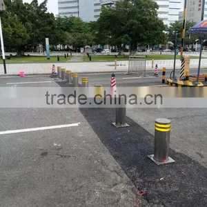 Security Retractable Bollard / Semi - Automatic Rising Blocker With 304 Stainless Steel thumbnail-5