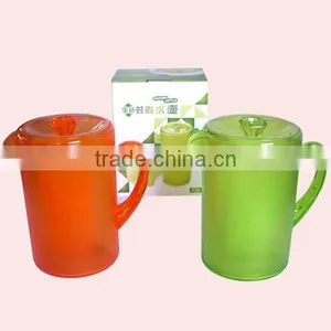 1.6L Popular Clear Plastic Cooler Water Jug With 4 Cups thumbnail-2