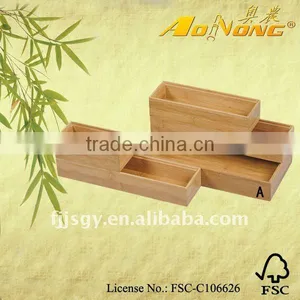 5pcs Bamboo Storage Box thumbnail-1