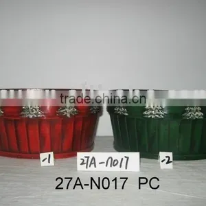 Colorful Wood Pot thumbnail-1