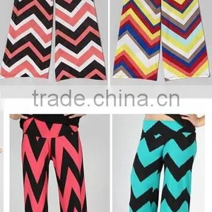 Plus Size Adult/child Wide Legs Yoga Long Pants, Wholesale Kids Palazzo Pants , Unique Print Palazzo Pants thumbnail-5