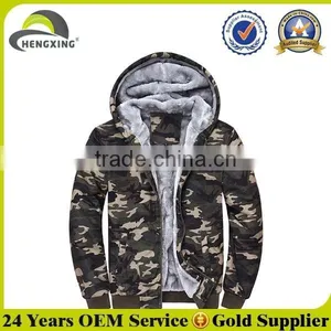 Stock Lots Camo Frozen Fur Inside Hoodies thumbnail-1