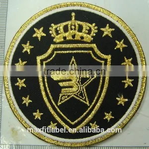 2016 China High Quality Custom Personalized Embroidery Blank Patches With Merrow Border thumbnail-4
