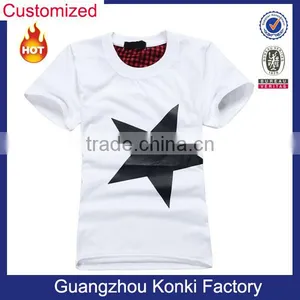 High Quality White T-shirt/cheap Plain White T-shirt/bulk Wholesale uk White T-shirt thumbnail-4