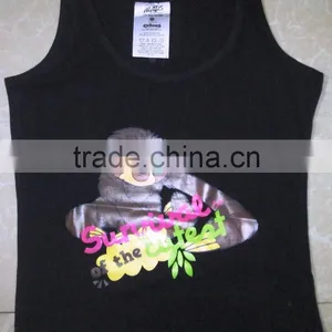 Cheap Girls Tank Top With Sticker Print thumbnail-1