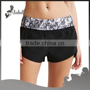 Sublimation Print Women Shorts With Print Panel Woven Fabrics thumbnail-1