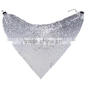 Fashion Vintage Net Cloths Collar Necklaces for Womens Jewelry thumbnail-5