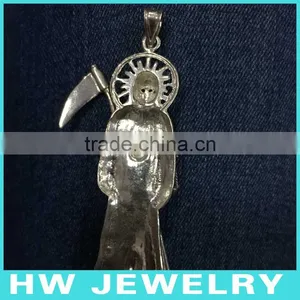 Final Destination, Death Pendant. Sterling Silver Jewelr Pendant. thumbnail-5