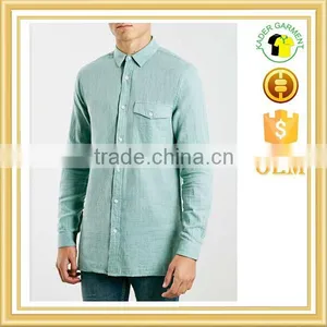 2016 Latest Dress Designs Mens Hemp Dress Linen Shirts thumbnail-1
