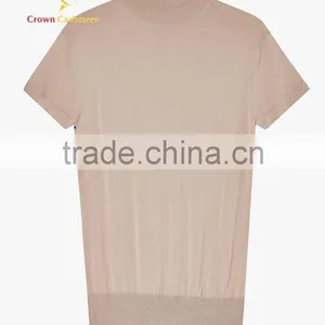 Short Sleeve Turtleneck Knitted Wool Sweater For Women thumbnail-4