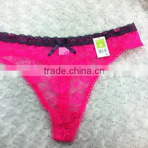 2017 Sexy Hot Selling Transparent Panty With Lace Ladies Panty Brand Names thumbnail-5