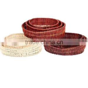 Exquisite Workmanship Rattan Dog Cat Bed Pure Hand to Build With Cushion thumbnail-2