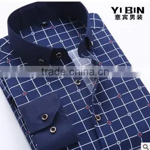 New Style Hot Sale Latest Shirt Designs for Men China Shirt Manufacturer uk Style Classical Casual Dress Work Fashionable Shirt thumbnail-1