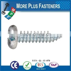 Made In Taiwan DIN 7971 C ISO 1481 450 HV Standard Slotted Pan Head Tapping Screw With Cone End Type C thumbnail-5