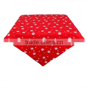 36" Square Hot Sale Polyester Printed Wedding Table Cloth thumbnail-3