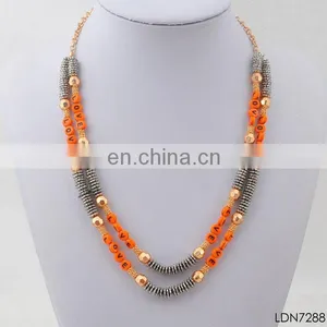 Layered Beads LOVE Necklace Jewelry thumbnail-1