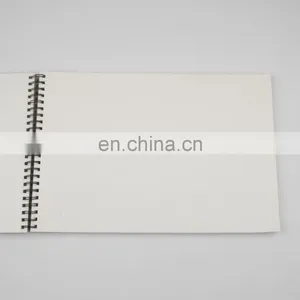 150gsm 60sheets Peforated Wire Bound Grey Hard Cover A3 Sketch Pad thumbnail-2