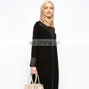 China Factory Custom Muslim Dress,new Design Abaya,wholesale Abaya Islamic Clothing thumbnail-4