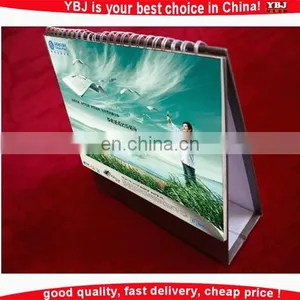 Custom High Quality Wholesale Desk / Wall Calendar Printing Professional Color 2016 Desk Calendar Printing Digital Wall Calendar thumbnail-2