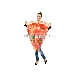 Funny Halloween Carnival Party Food Series Costume Pizza Slice Design thumbnail-1