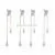 Fashion Jewelry Platinum Plated Crystal Earrings thumbnail-4