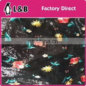 New Fashion Wholesale Flower Embroidery Sequin Fabric thumbnail-2