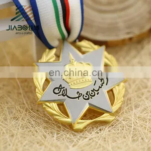 Gold and Silver Wholesale Custom Military Award Medal thumbnail-5