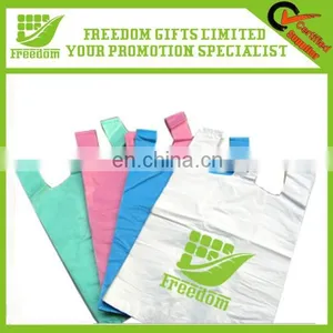 Promotional Logo Printed Packaging Shopping Bag Plastic Bag thumbnail-2