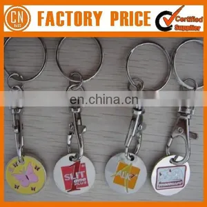Customized Logo OEM Designed Shopping Trolley Keyring thumbnail-3