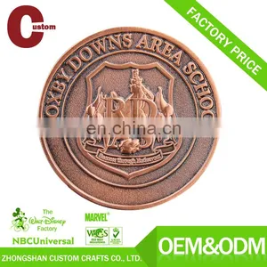 Antique Gold Metal Coin COMICOIN for Game thumbnail-1