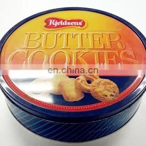 Round Butter Cookie Tin Box thumbnail-1