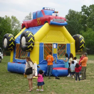 Monster Truck Inflatable Bouncer/monster Truck Bounce House for Sale thumbnail-2