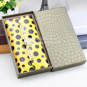 Leather Print Short Style Purse Zero Wallet Box Special Paper Cover Box Gifts Paper Package Hard Box thumbnail-5