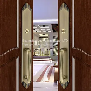 Villa Door Lock Double Pull European-style Door Lock Security Lock Office Lock Copper Lock for Wooden Doors or Metal Doo thumbnail-5