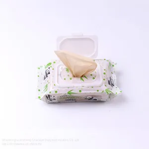 Chinese Bamboo Natural Organic Biodegradable 80pcs Wet Wipes thumbnail-5