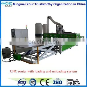 High Quality Furniture Making 1325 Cnc Nesting Router Engraver Machine With Loading Unloading System thumbnail-1