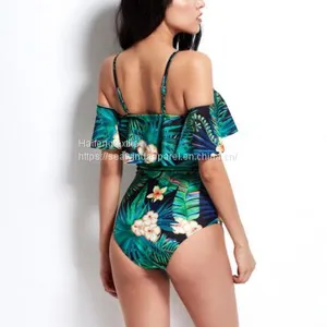 Manufacturer Prices Custom Design Beachwear Girls Bathing Suits One Piece Swimwear thumbnail-2