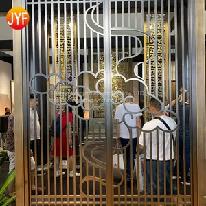 JYFQ0199 Custom Stainless Steel Decorative Screen Sheet Metal Laser Cutting Service thumbnail-3