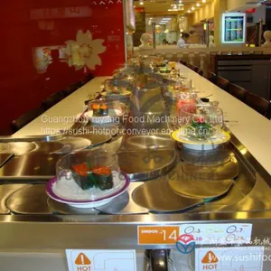 Fashion Beautiful Color Conveyor Belt System / Rotary Food Delivery System thumbnail-2