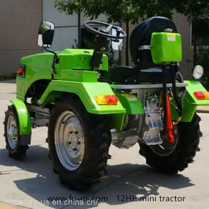 15HP Mini 4 Wheel Tractor With Rotavator thumbnail-3