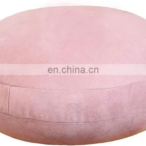 Super Soft Suede Floor Pillows 3 Denier Feather Like Polyester Filling Floor Cushion Seat Round Decorative Throw Pillow thumbnail-2